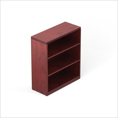 Offices To Go 42" 3-Shelf Bookcase in Cordovan