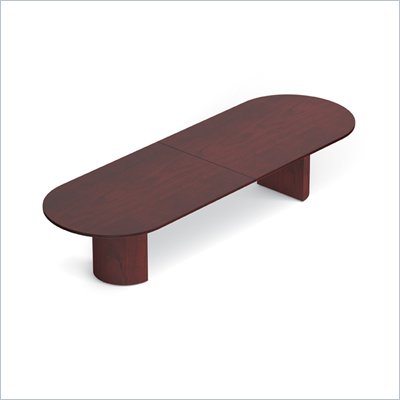 Offices To Go 144" Racetrack Conference Table in Cordovan