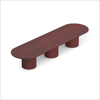 Offices To Go 168" Racetrack Conference Table in Cordovan