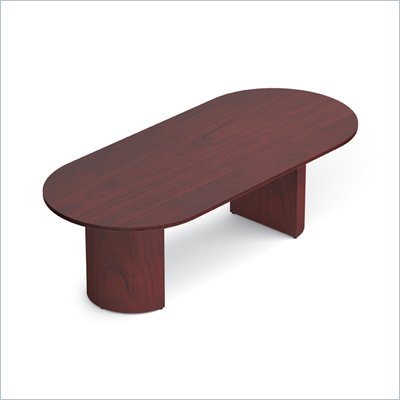 Offices To Go 96" Racetrack Conference Table in Cordovan