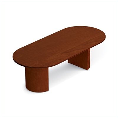 Offices To Go 96" Racetrack Conference Table in Toffee