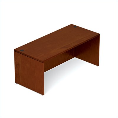 Offices To Go 66" Rectangular Desk Shell in Toffee