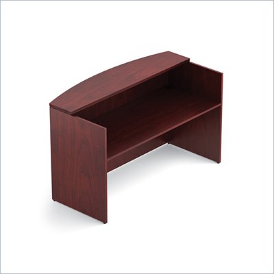 Offices To Go 72" Reception Desk Shell in Cordovan