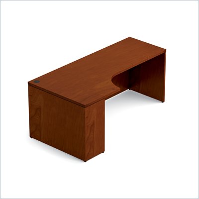 Offices To Go Credenza with Corner Left Extension in Toffee