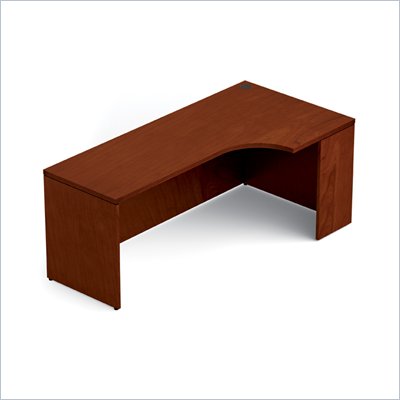 Offices To Go Credenza with Corner Right Extension in Toffee