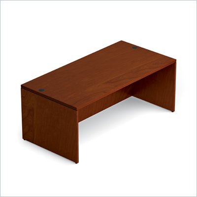 Offices To Go 72" Rectangular Desk Shell in Toffee