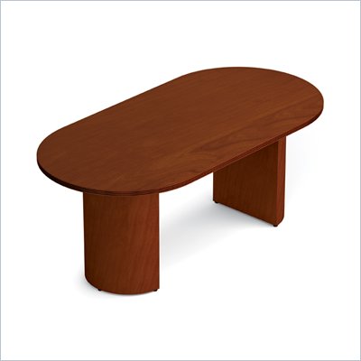 Offices To Go 72" Racetrack Conference Table in Toffee