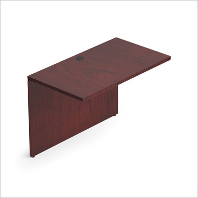 Offices To Go 42" Flush Bridge in Cordovan