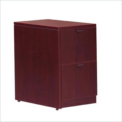 Offices to Go 2 Drawer Vertical Wood File Pedestal with Lock
