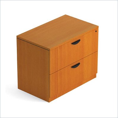 Offices to Go 2 Drawer Lateral Wood File with Lock in American Cherry