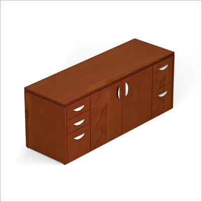 Offices To Go 298 Cabinet with Locking Pedestals in Toffee