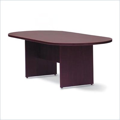 Offices to Go 8' Racetrack Conference Table with Slab Base