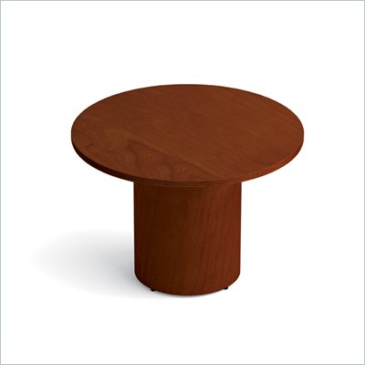 Offices To Go 42" Drum Base Round Table in Toffee