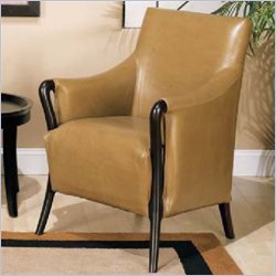Armen Living Dre Club Chair in Camel