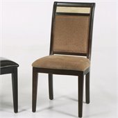 Armen Living Casual Dining Side Chair in Beige (Set of 2)
