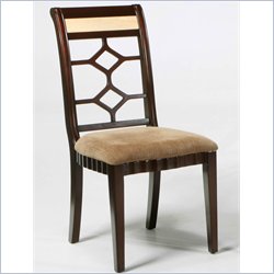 Armen Living Marble Inlay Side Dining Chair (Set of 2)