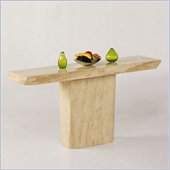 Armen Living Alexandria Travertine Modern Console Table