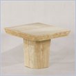 Cymax Stores - Armen Living Alexandria Travertine Modern Lamp Table