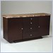 Armen Living Corallo Marble Top Buffet Cabinet