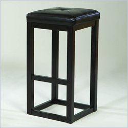 Armen Living Cantina 30" High Black Bar Stool