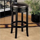 Armen Living 30 High Brown Backless Swivel Bar Stool