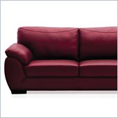 rent to own furniture Armen Living Mesa Leather Loveseat