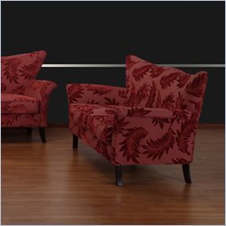 Armen Living Monarch Velvet Loveseat