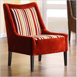 Armen Living Mardi Gras Club Chair in Red