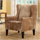 Armen Living Madera Club Chair in Brown
