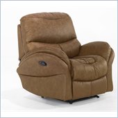 Armen Living Idaho Leather Recliner in Whiskey