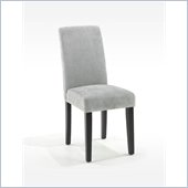 Armen Living Fabric Side Chair in Lagoon (Set of 2)