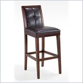 Armen Living Verona 30 Stationary Bar Stool in Brown