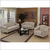 Armen Living Maxwell Fabric Chair in Gray