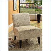Armen Living Darby Vintage French Fabric Chair