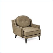 Armen Living Draper Chair in Cumin