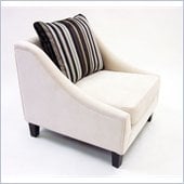 Armen Living Barclay Chair in Cream