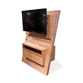 Armen Living Aspen TV Stand in Walnut