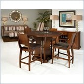 Armen Living Ashton Counter Stool in Cherry
