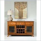 Armen Living Avalon Buffet in Walnut