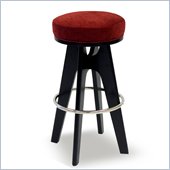 Armen Living Lexa 26 Inch Pimento Fabric Barstool