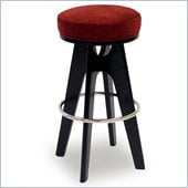 Armen Living Lexa 30 Inch Pimento Fabric Barstool