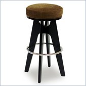 Armen Living Lexa 26 Inch Tobacco Fabric Barstool