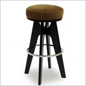 Armen Living Lexa 30 Inch Tobacco Fabric Barstool