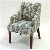 Armen Living Ikat Fabric Accent Chair