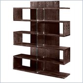 Armen Living Bookcase in Chocolate