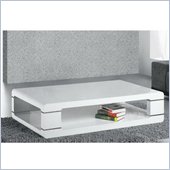 Armen Living Coffee Table in White