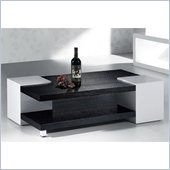 Armen Living Coffee Table in Black and White