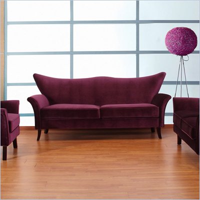 Armen Living Monarch Velvet Sofa