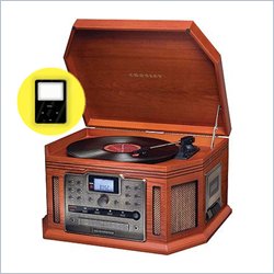 Crosley Radio Songwriter 5-in-1 CD Recorder in Paprika