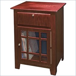 Crosley Radio Richmond Media Storage End Table in Cherry